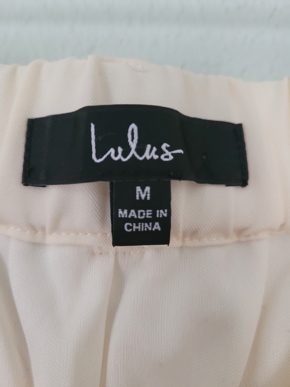 Cream High-Rise Wide Leg Trousers - Lulu's - Medium - Picture 3 of 3